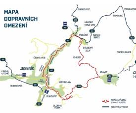 Dopravní informace - dopravní omezení během konání MČR a MSR v silniční cyklistice