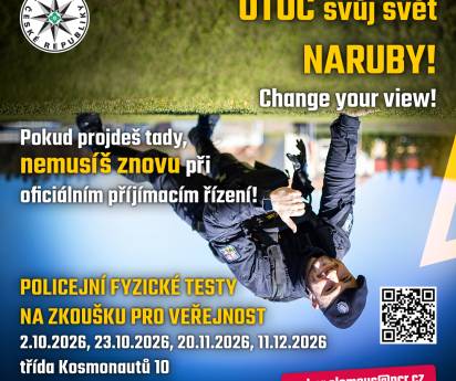 Zvládli byste policejní fyzické testy? Přijďte si je vyzkoušet nanečisto a bez stresu!