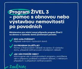 Program ŽIVEL 3 - konzultační dny ZMĚNA