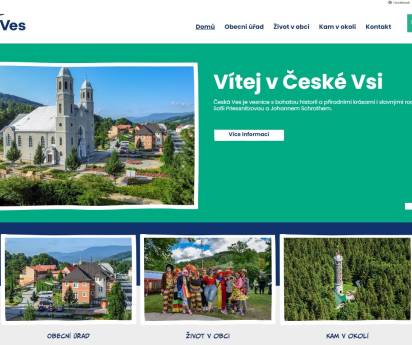 Přechod na nové webové stránky obce