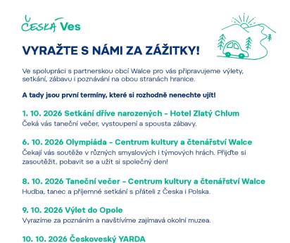 VYRAŽTE S NÁMI ZA ZÁŽITKY!