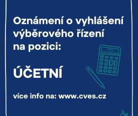 Oznámení o vyhlášení VŘ - účetní